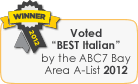 2012 Best of ABC7 Bay Area A-List - Best Italian Food