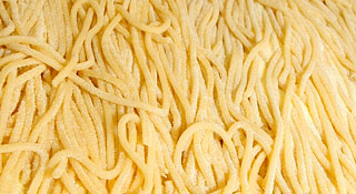 handmade bigoli pasta